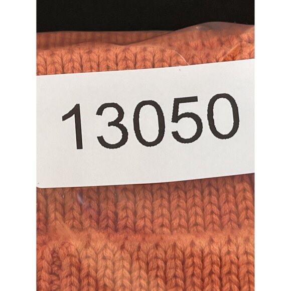 Sky To Moon Women's Cropped Knit Sweater,‎ Size Large, Orange - Picture 8 of 8